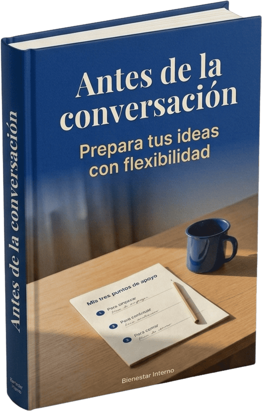 Mockup del bono 3: Antes de la conversación